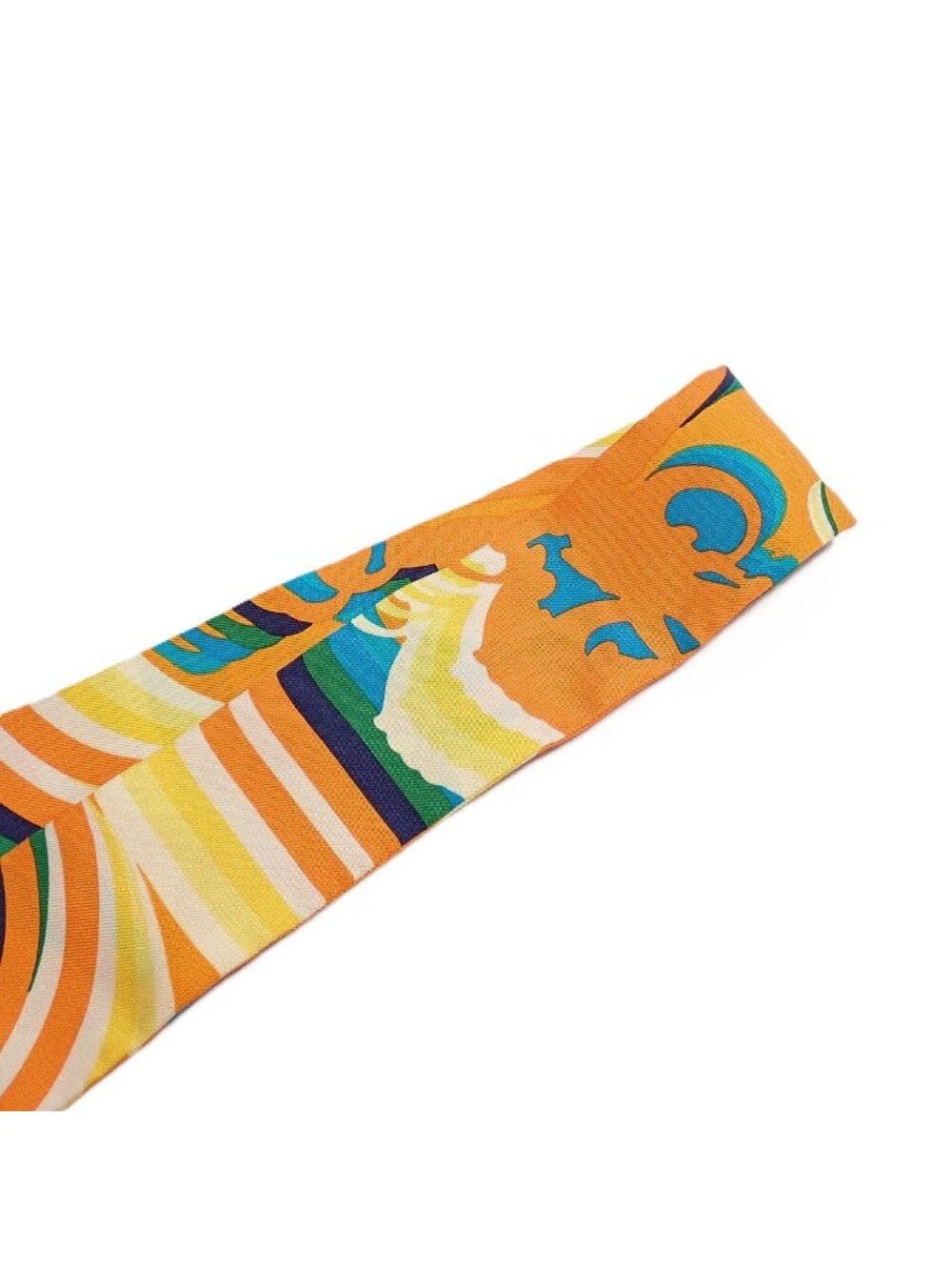 Hermes Scarf Orange - Picture 5 of 10